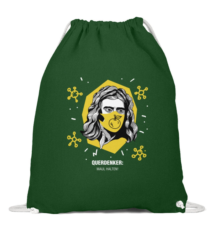 QUERDENKER: MAUL HALTEN TURNBEUTEL • ISAAC NEWTON-HARLEKINSHOP