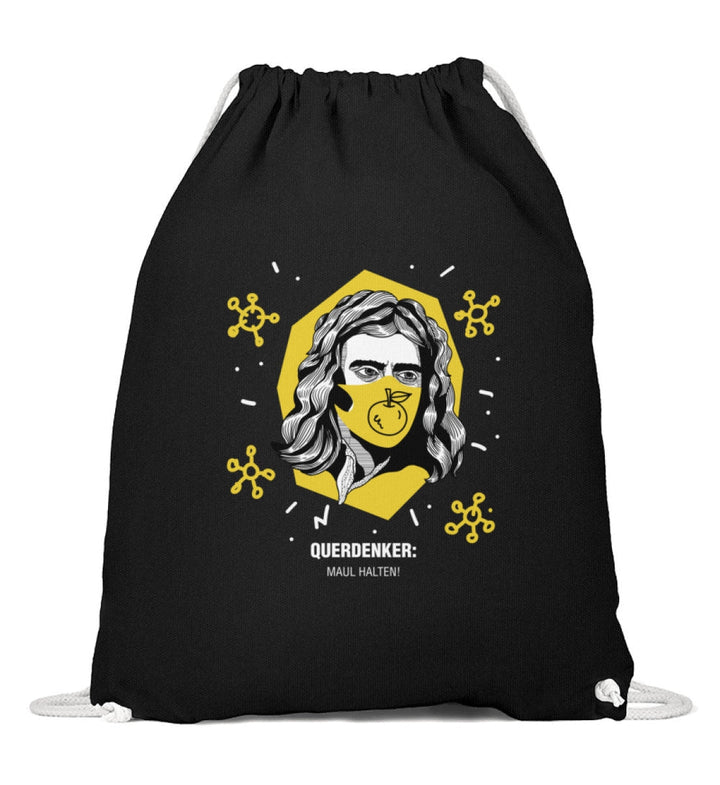 QUERDENKER: MAUL HALTEN TURNBEUTEL • ISAAC NEWTON-HARLEKINSHOP