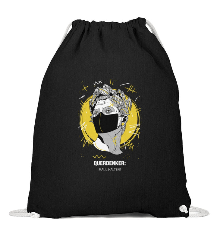QUERDENKER: MAUL HALTEN TURNBEUTEL • JULIUS CÄSAR-HARLEKINSHOP