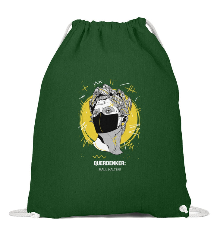 QUERDENKER: MAUL HALTEN TURNBEUTEL • JULIUS CÄSAR-HARLEKINSHOP