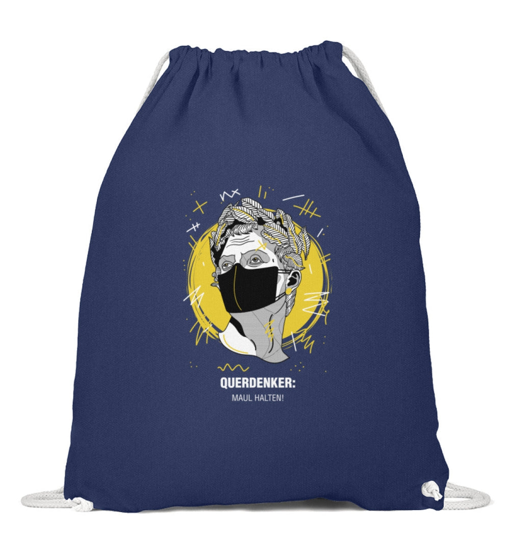 QUERDENKER: MAUL HALTEN TURNBEUTEL • JULIUS CÄSAR-HARLEKINSHOP