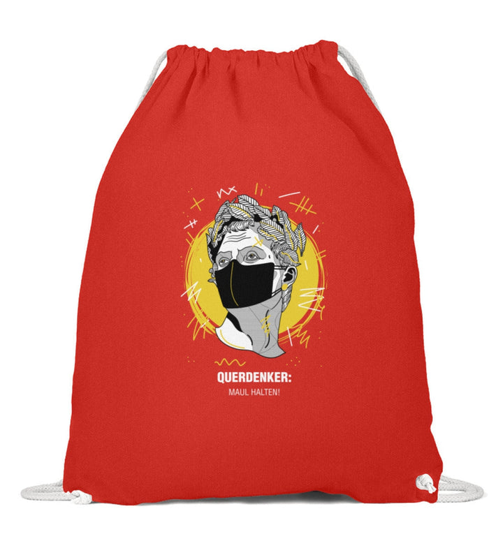 QUERDENKER: MAUL HALTEN TURNBEUTEL • JULIUS CÄSAR-HARLEKINSHOP