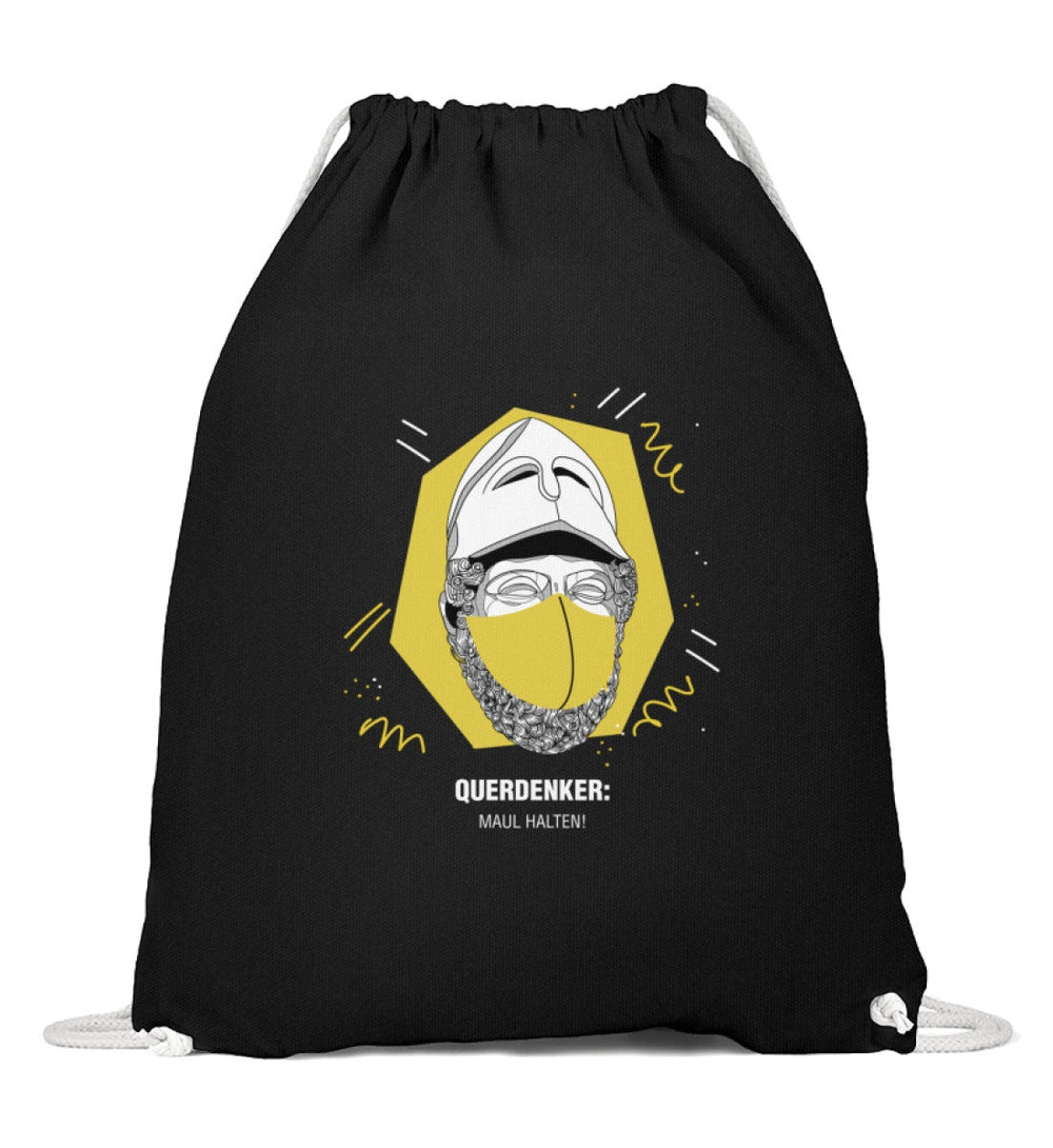 QUERDENKER: MAUL HALTEN TURNBEUTEL • PERIKLES-HARLEKINSHOP