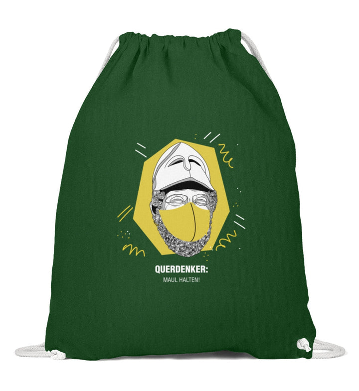 QUERDENKER: MAUL HALTEN TURNBEUTEL • PERIKLES-HARLEKINSHOP