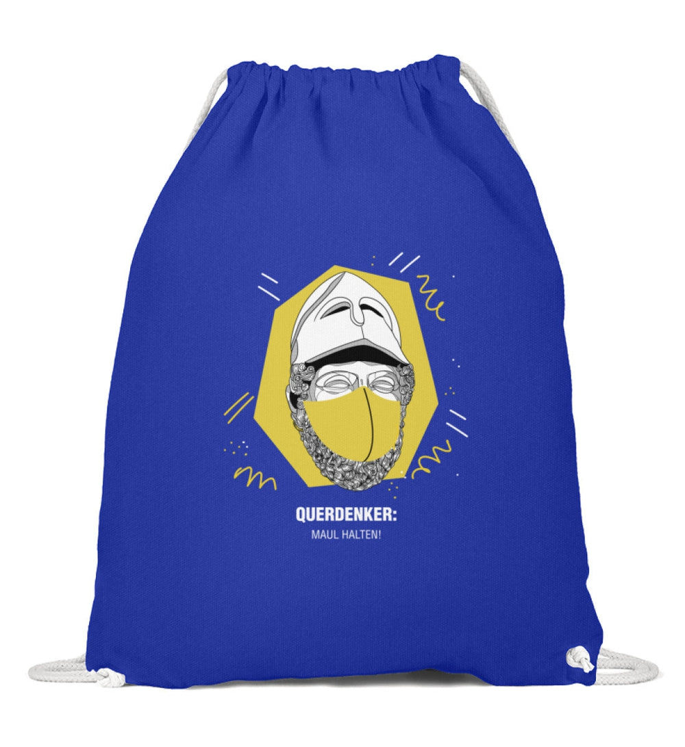 QUERDENKER: MAUL HALTEN TURNBEUTEL • PERIKLES-HARLEKINSHOP