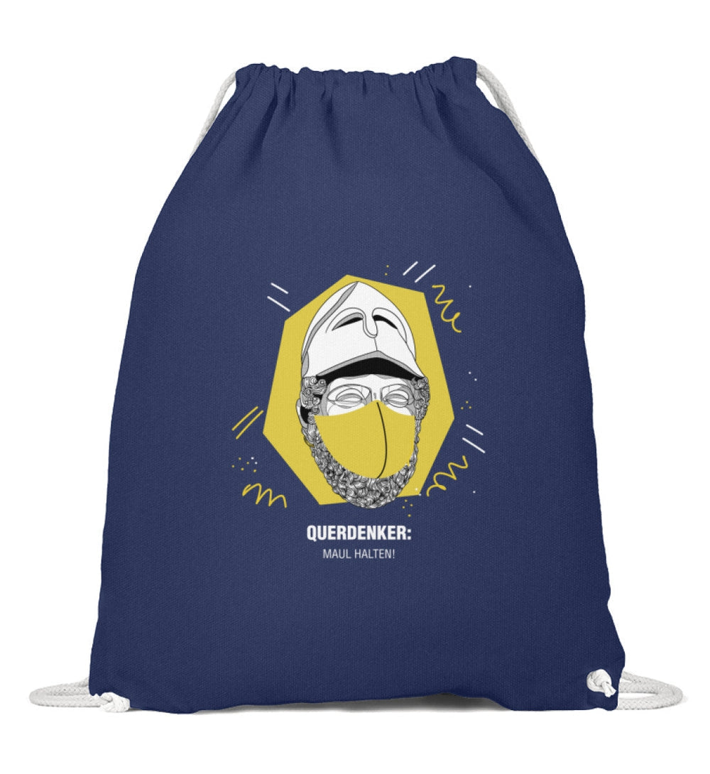 QUERDENKER: MAUL HALTEN TURNBEUTEL • PERIKLES-HARLEKINSHOP