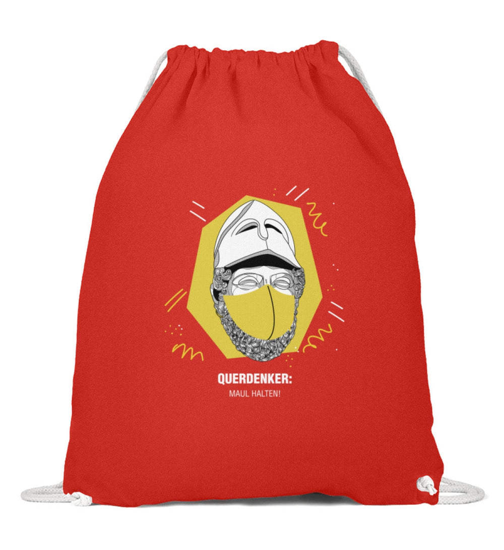 QUERDENKER: MAUL HALTEN TURNBEUTEL • PERIKLES-HARLEKINSHOP