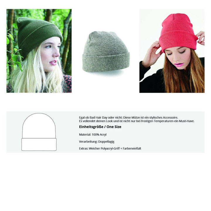 QUERLEUGNER BEANIE MÜTZE • IMMUNSYSTEM IST EINE VERSCHWÖRUNGSTHEORIE // EDLER STICK-HARLEKINSHOP