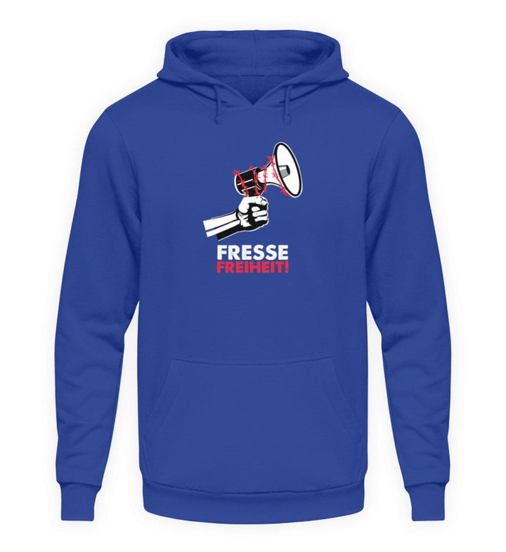 QUERLEUGNER HOODIE MÄDELS • FRESSEFREIHEIT / MEGAPHON-HARLEKINSHOP