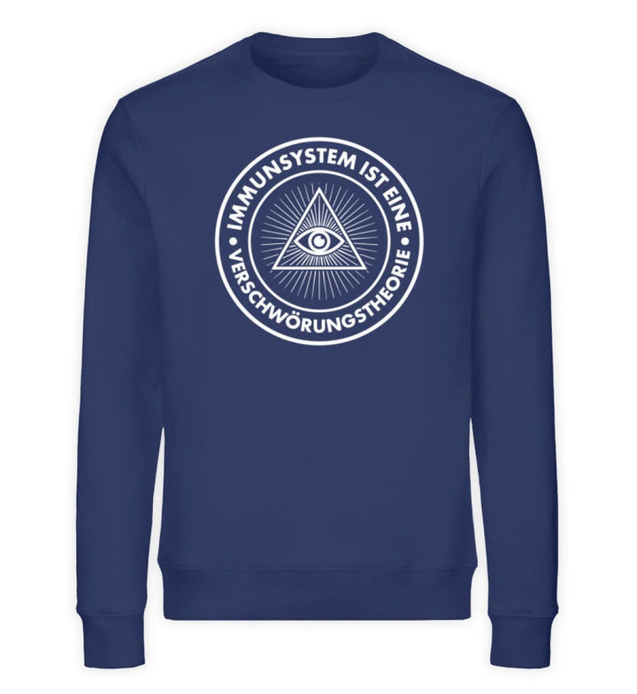 QUERLEUGNER ORGANIC SWEATER BUBEN • IMMUNSYSTEM IST EINE VERSCHWÖRUNGSTHEORIE-HARLEKINSHOP