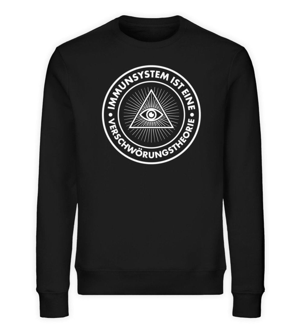 QUERLEUGNER ORGANIC SWEATER BUBEN • IMMUNSYSTEM IST EINE VERSCHWÖRUNGSTHEORIE-HARLEKINSHOP