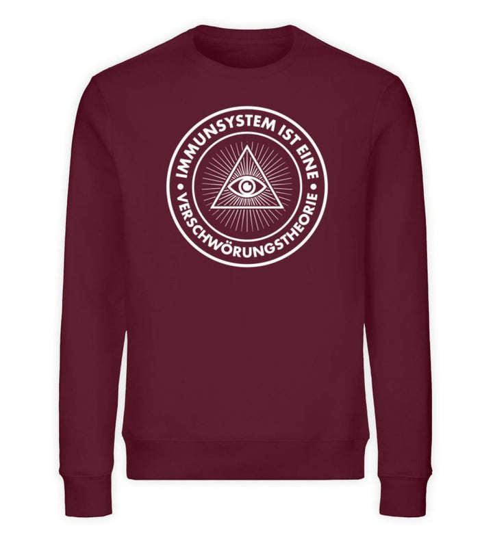 QUERLEUGNER ORGANIC SWEATER BUBEN • IMMUNSYSTEM IST EINE VERSCHWÖRUNGSTHEORIE-HARLEKINSHOP