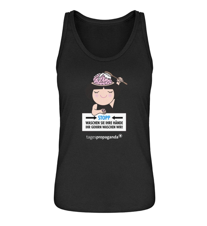 QUERLEUGNER ORGANIC TANK TOP MÄDELS • IHR GEHIRN WASCHEN WIR-HARLEKINSHOP