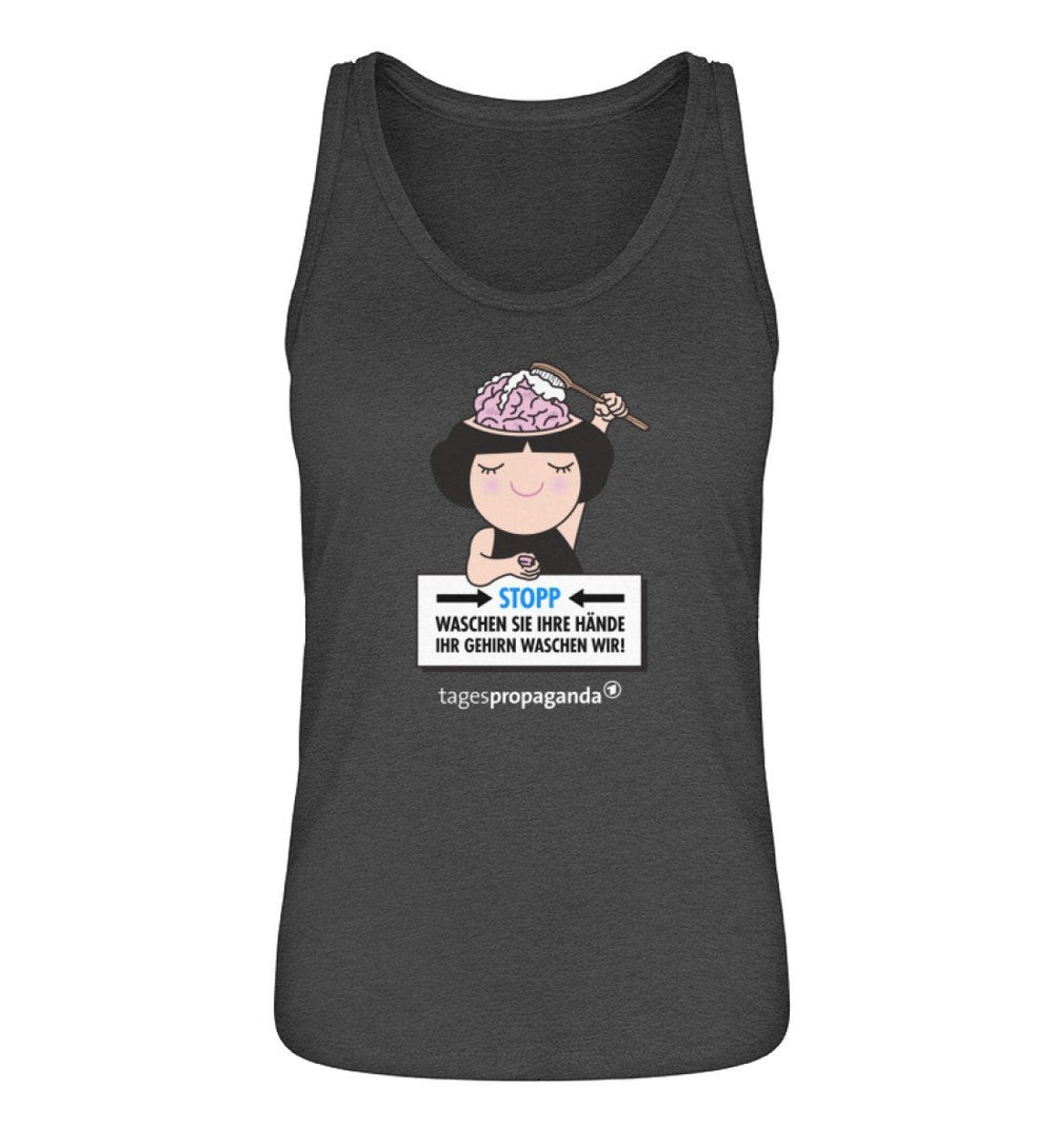 QUERLEUGNER ORGANIC TANK TOP MÄDELS • IHR GEHIRN WASCHEN WIR-HARLEKINSHOP