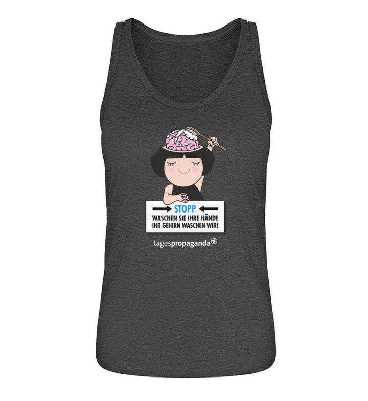 QUERLEUGNER ORGANIC TANK TOP MÄDELS • IHR GEHIRN WASCHEN WIR-HARLEKINSHOP