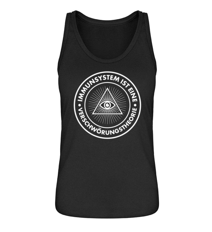 QUERLEUGNER ORGANIC TANK TOP MÄDELS • IMMUNSYSTEM IST EINE VERSCHWÖRUNGSTHEORIE-HARLEKINSHOP