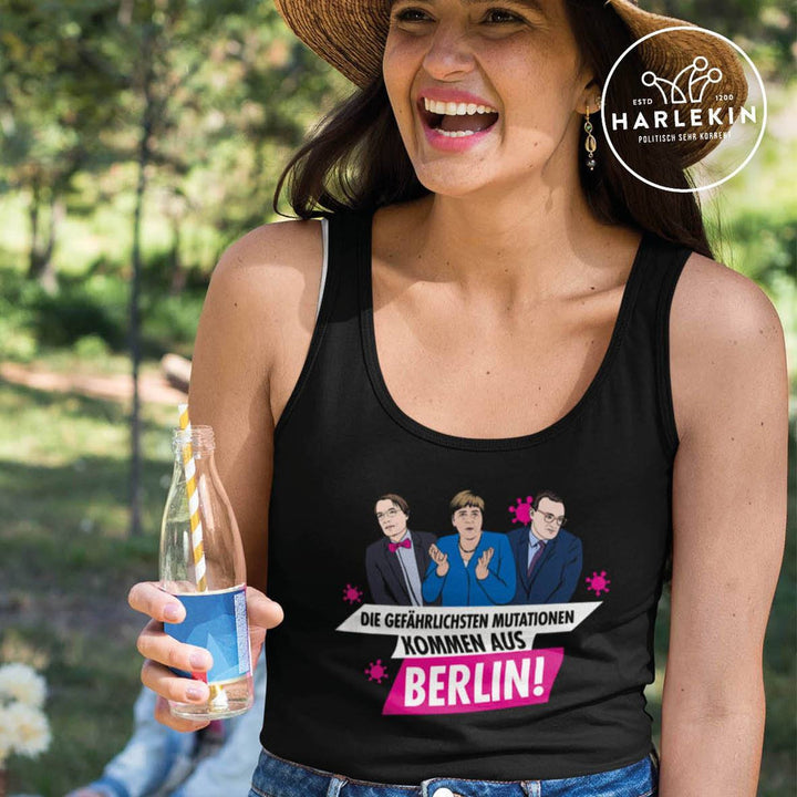 QUERLEUGNER ORGANIC TANK TOP MÄDELS • MUTATION AUS BERLIN-HARLEKINSHOP