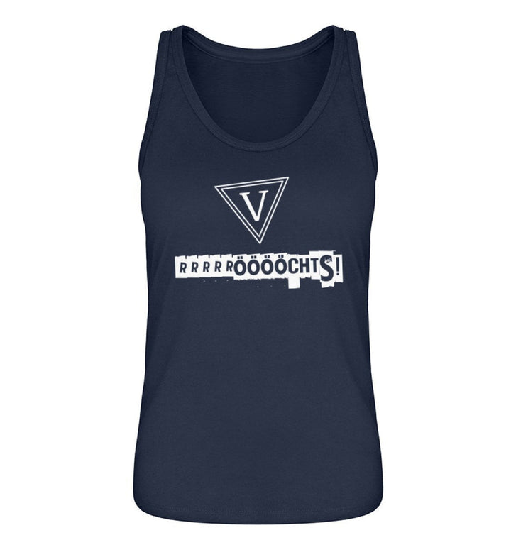QUERLEUGNER ORGANIC TANK TOP MÄDELS • PETZE RÖÖÖCHTS - HELL-HARLEKINSHOP
