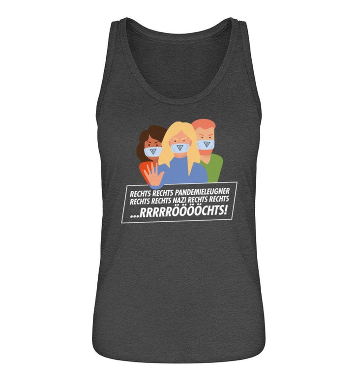 QUERLEUGNER ORGANIC TANK TOP MÄDELS • RECHTS RECHTS PANDEMIELEUGNER-HARLEKINSHOP