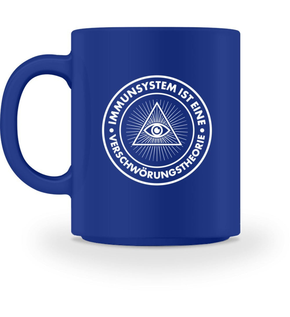 QUERLEUGNER TASSE • IMMUNSYSTEM IST EINE VERSCHWÖRUNGSTHEORIE-HARLEKINSHOP