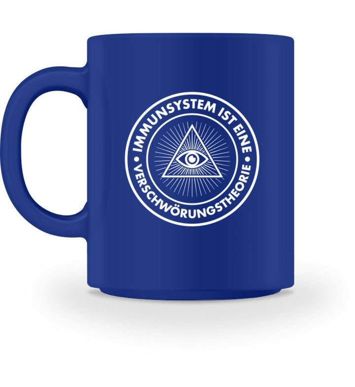 QUERLEUGNER TASSE • IMMUNSYSTEM IST EINE VERSCHWÖRUNGSTHEORIE-HARLEKINSHOP
