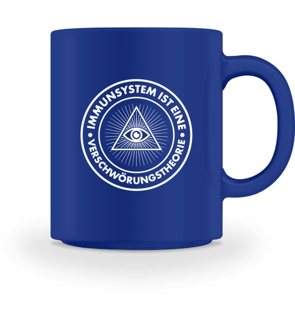 QUERLEUGNER TASSE • IMMUNSYSTEM IST EINE VERSCHWÖRUNGSTHEORIE-HARLEKINSHOP