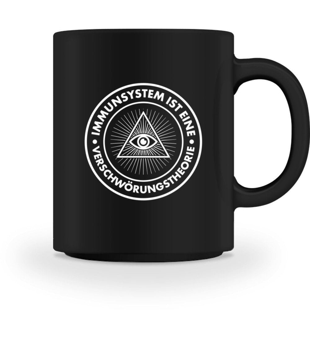 QUERLEUGNER TASSE • IMMUNSYSTEM IST EINE VERSCHWÖRUNGSTHEORIE-HARLEKINSHOP