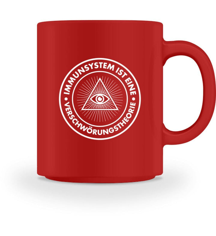 QUERLEUGNER TASSE • IMMUNSYSTEM IST EINE VERSCHWÖRUNGSTHEORIE-HARLEKINSHOP