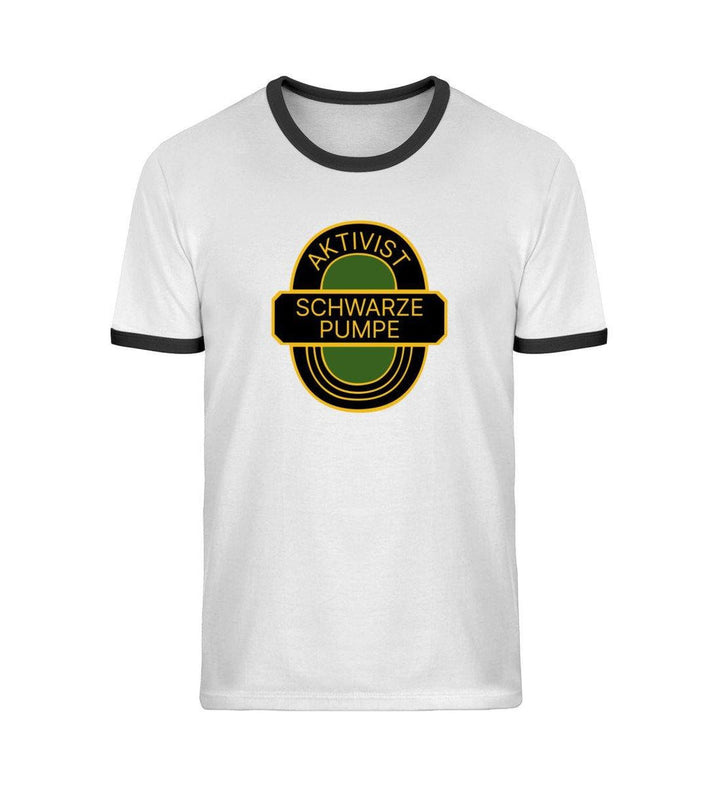 RETRO RINGER ORGANIC SHIRT MÄDELS • AKTIVIST SCHWARZE PUMPE-HARLEKINSHOP