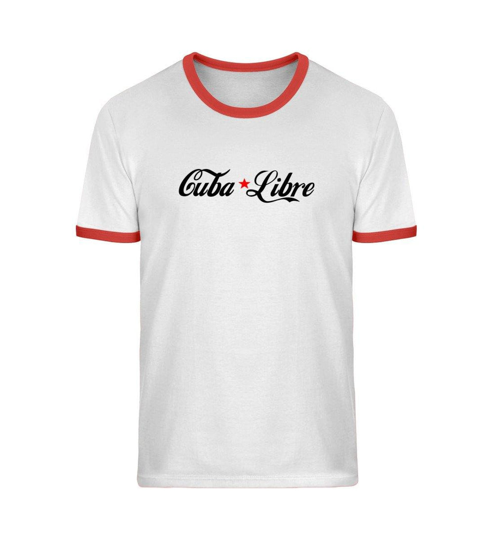 RETRO RINGER ORGANIC SHIRT MÄDELS • CUBA LIBRE - HELL-HARLEKINSHOP