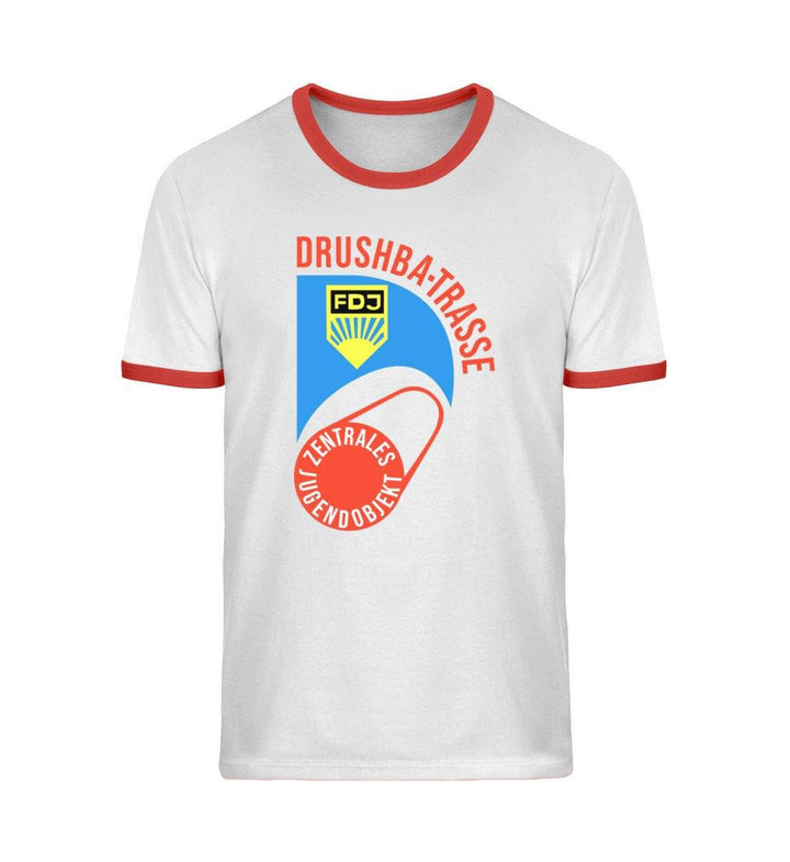 RETRO RINGER ORGANIC SHIRT MÄDELS • DRUSCHBA TRASSE-HARLEKINSHOP