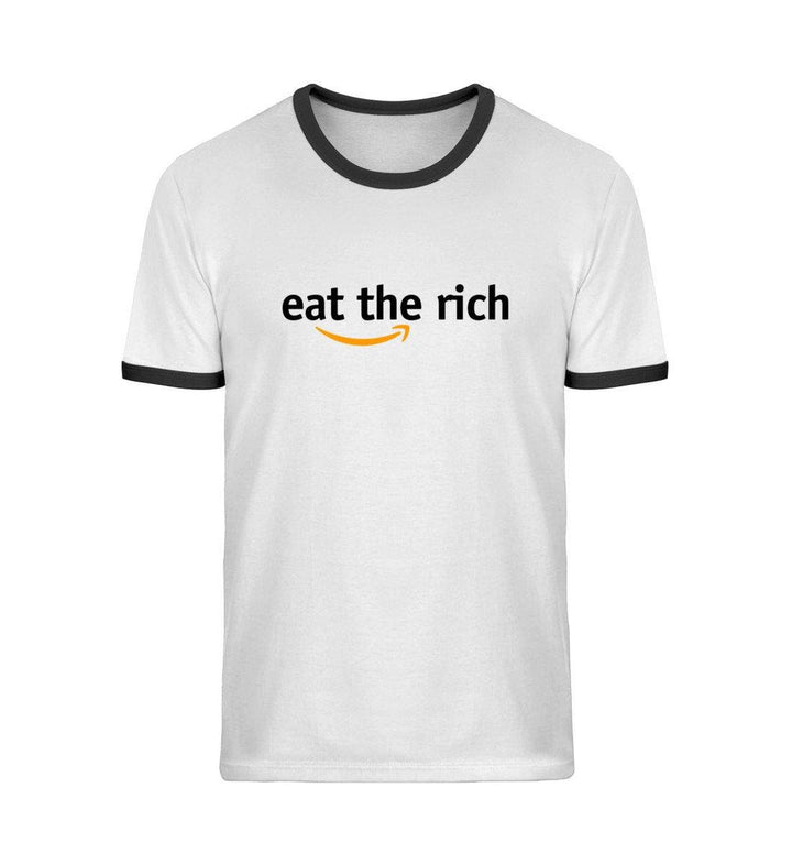 RETRO RINGER ORGANIC SHIRT MÄDELS • EAT THE RICH-HARLEKINSHOP