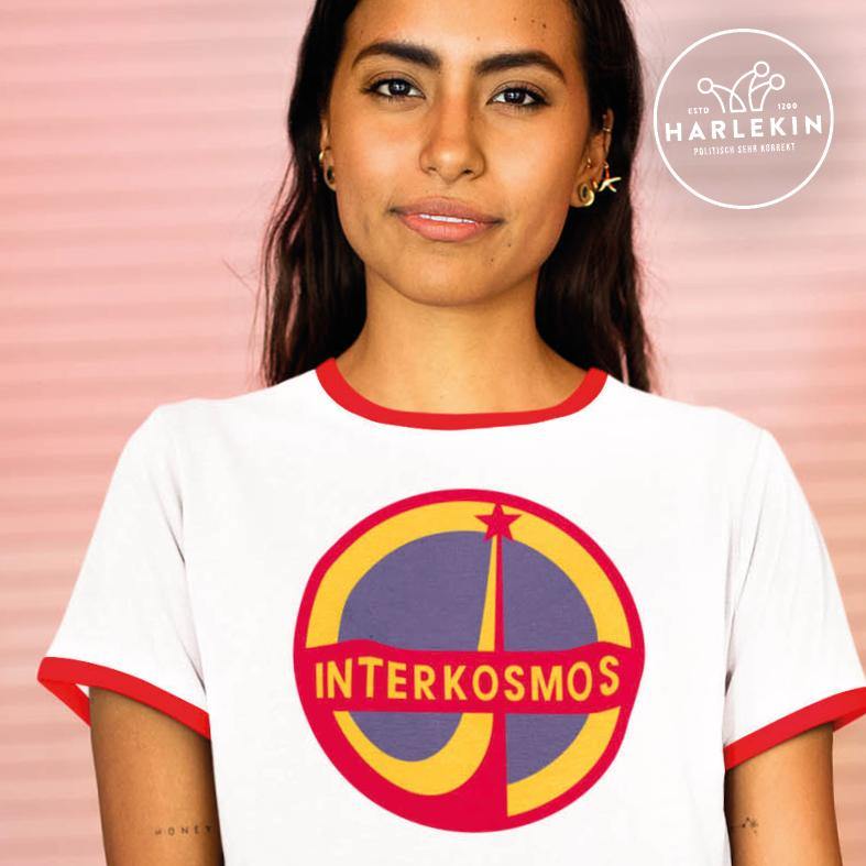 RETRO RINGER ORGANIC SHIRT MÄDELS • INTERKOSMOS-HARLEKINSHOP