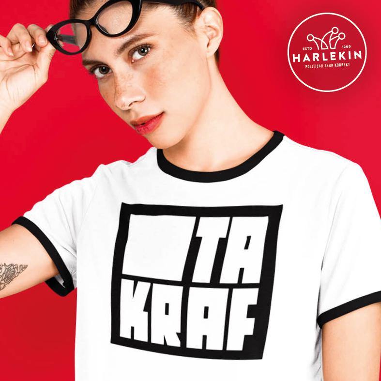 RETRO RINGER ORGANIC SHIRT MÄDELS • KOMBINAT TAKRAF-HARLEKINSHOP