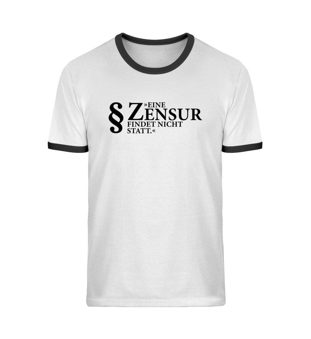 RETRO RINGER ORGANIC SHIRT MÄDELS • ZENSUR-HARLEKINSHOP