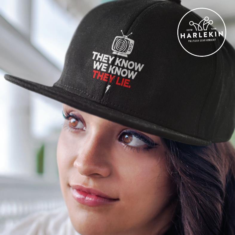 SNAPBACK • THEY LIE! // EDLER STICK-HARLEKINSHOP