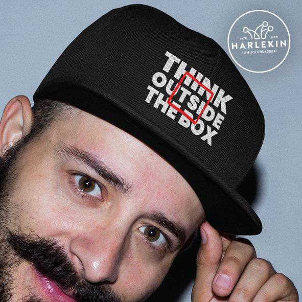 SNAPBACK • THINK OUTSIDE THE BOX // EDLER STICK-HARLEKINSHOP