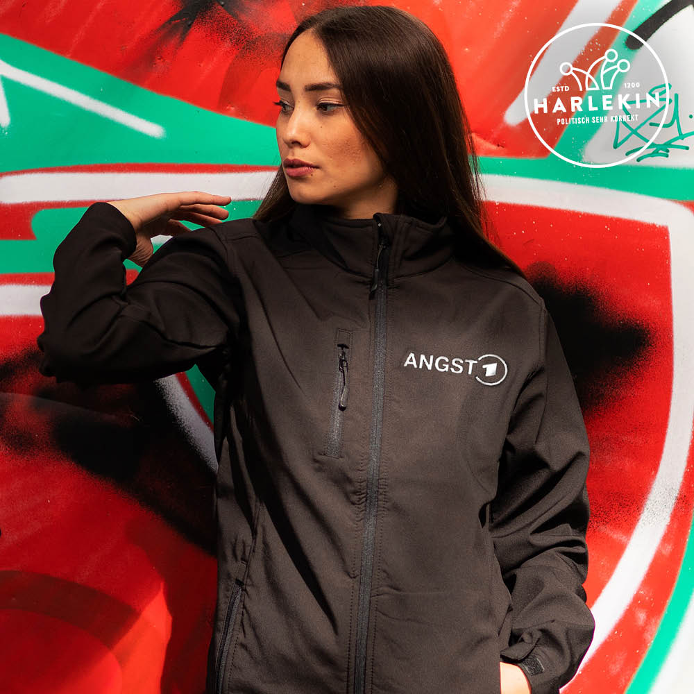 SOFTSHELL JACKE MÄDELS / EDLER STICK • ARD ANGST-HARLEKINSHOP