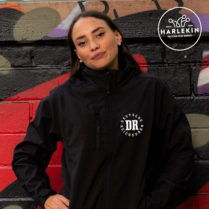 SOFTSHELL JACKE MÄDELS / EDLER STICK • DR DEUTSCHE REICHSBAHN-HARLEKINSHOP