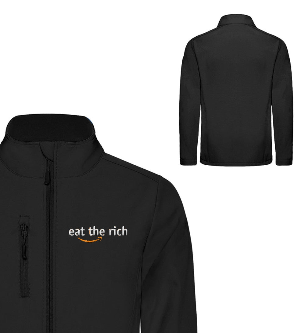 SOFTSHELL JACKE MÄDELS / EDLER STICK • EAT THE RICH-HARLEKINSHOP