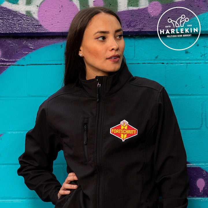 SOFTSHELL JACKE MÄDELS / EDLER STICK • FORTSCHRITT-HARLEKINSHOP