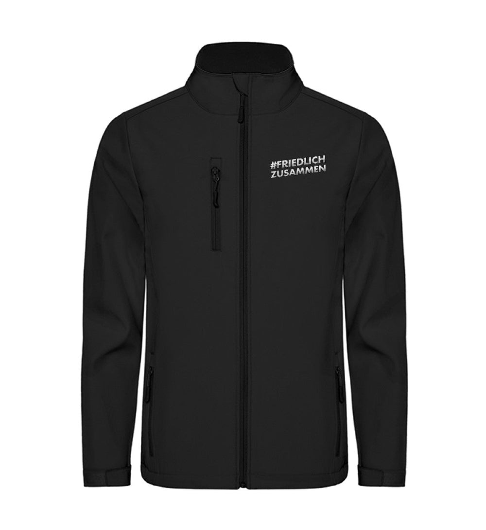 SOFTSHELL JACKE MÄDELS / EDLER STICK • #FRIEDLICHZUSAMMEN-HARLEKINSHOP