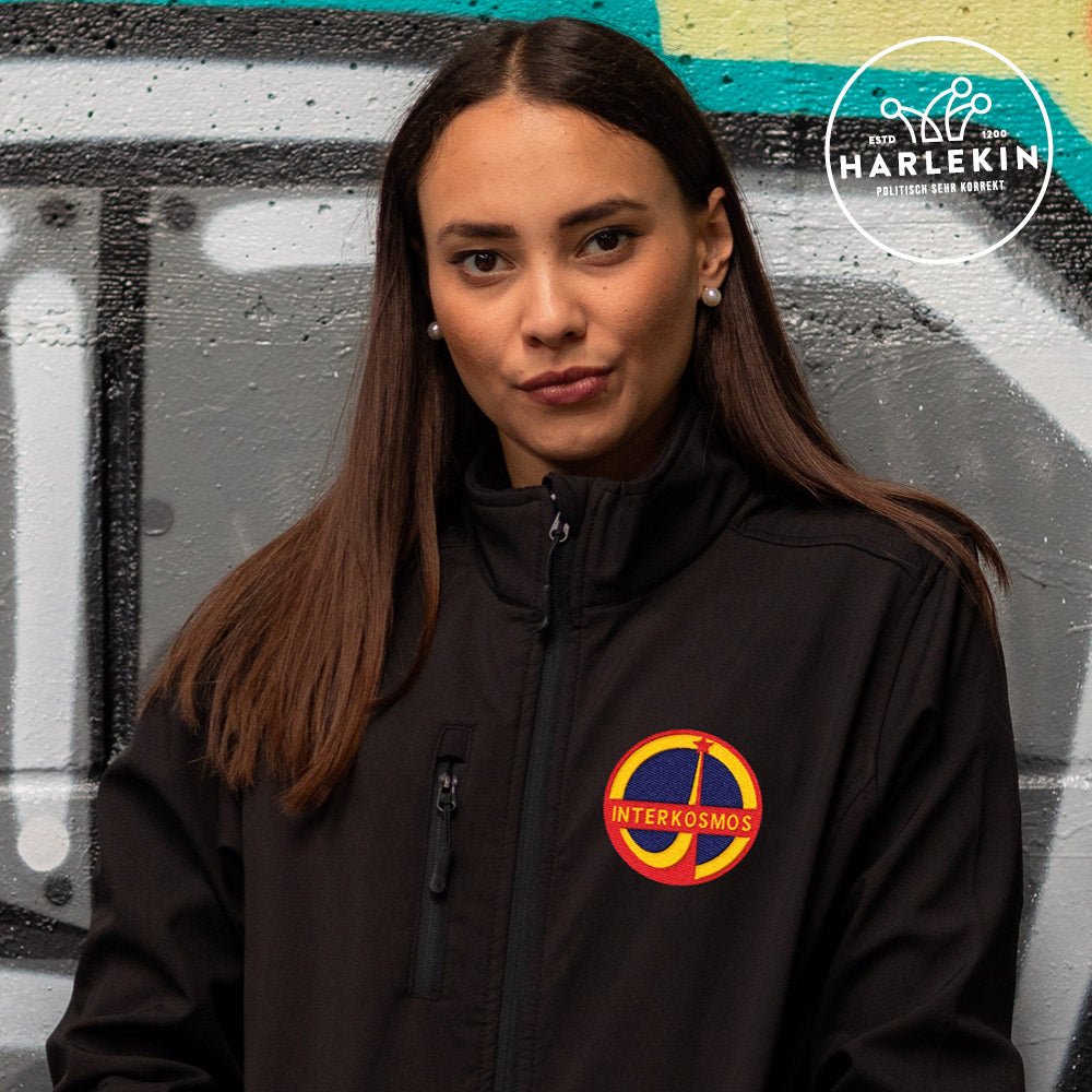 SOFTSHELL JACKE MÄDELS / EDLER STICK • INTERKOSMOS-HARLEKINSHOP