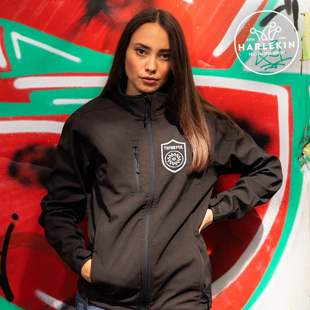 SOFTSHELL JACKE MÄDELS / EDLER STICK • THINKPOL-HARLEKINSHOP