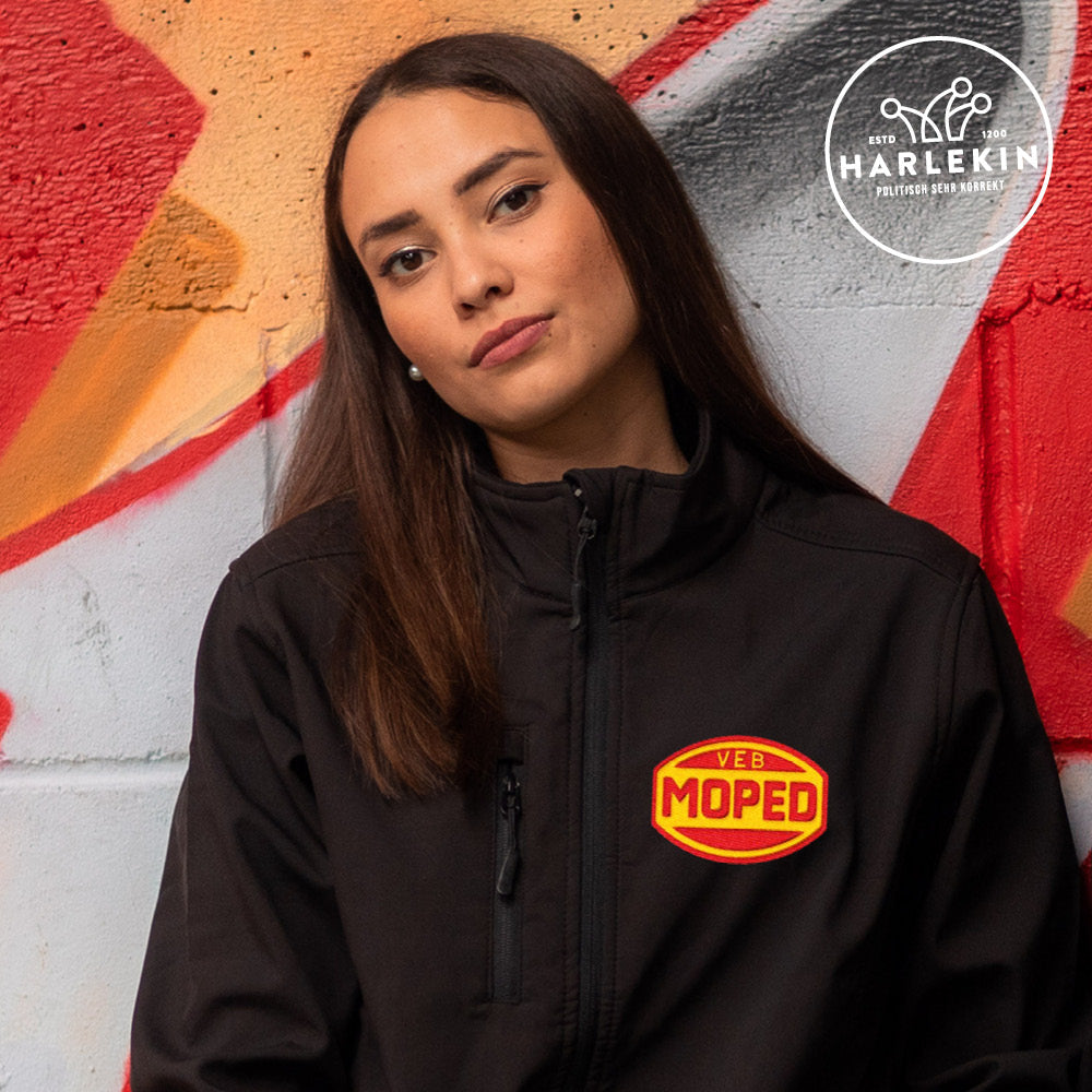 SOFTSHELL JACKE MÄDELS / EDLER STICK • VEB MOPED-HARLEKINSHOP