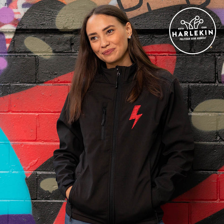 SOFTSHELL JACKE MÄDELS / EDLER STICK • YOU GO POLAND / BLITZ-HARLEKINSHOP