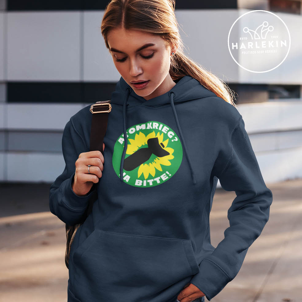 SPASSKULTUR HOODIE MÄDELS • DIE GRÜNEN: ATOMKRIEG? JA BITTE!