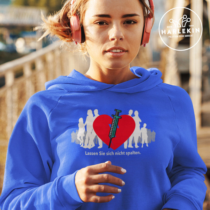 SPASSKULTUR HOODIE MÄDELS • LASSEN SIE SICH NICHT SPALTEN - dunkel-HARLEKINSHOP