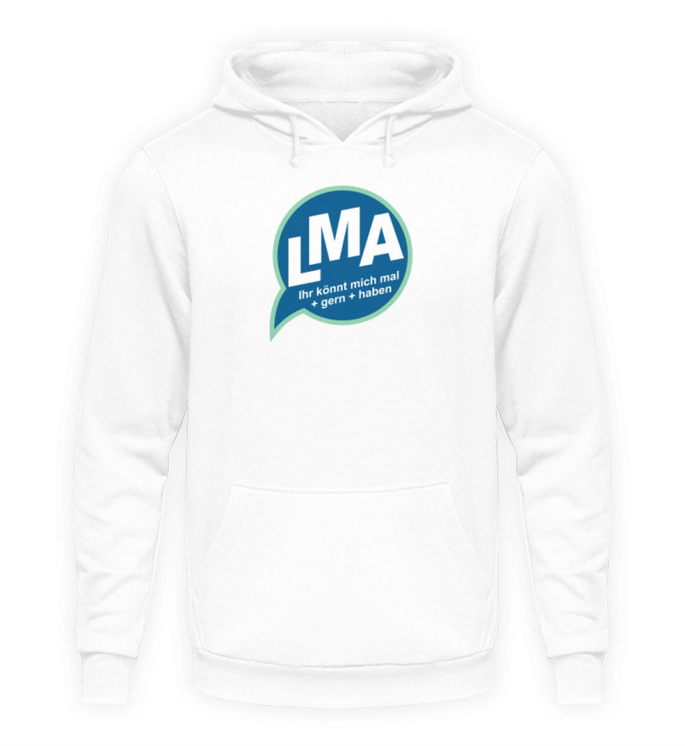 SPASSKULTUR HOODIE MÄDELS • LMA: IHR KÖNNT MICH MAL GERN HABEN-HARLEKINSHOP
