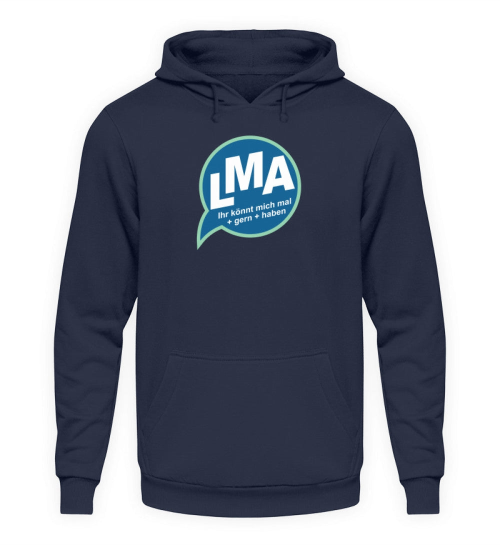 SPASSKULTUR HOODIE MÄDELS • LMA: IHR KÖNNT MICH MAL GERN HABEN-HARLEKINSHOP